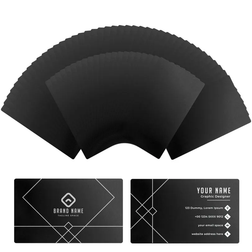 [P5020124] xTool Metal Business Cards - 60pcs (schwarz)