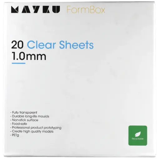 [25052] Mayku FormBox Transparente Blätter 1,0mm (20er Pack)
